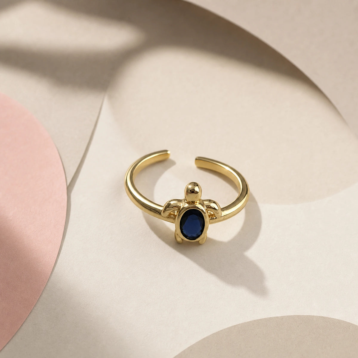 Anillo Tortuga en composición de campaña.